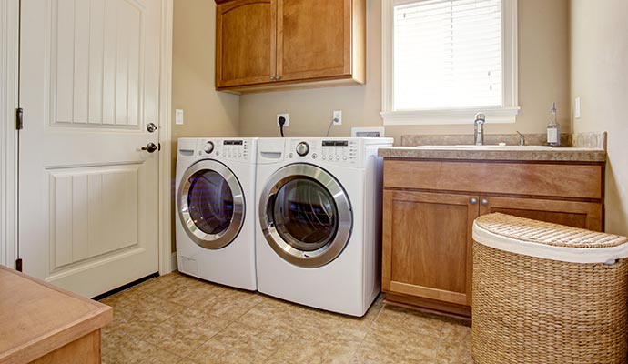 Clean washing machine after restoration