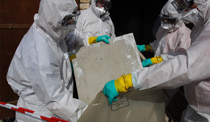 Commercial asbestos removal service