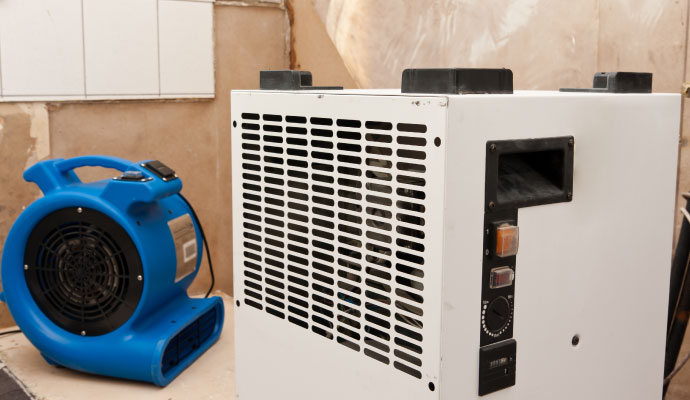 Dehumidifier and air dryer fan