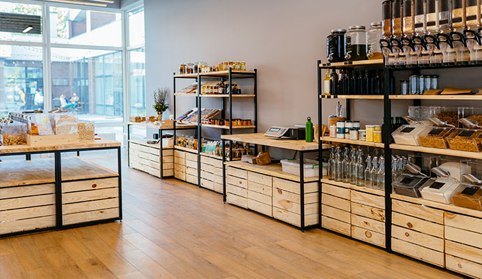 Retail store interior