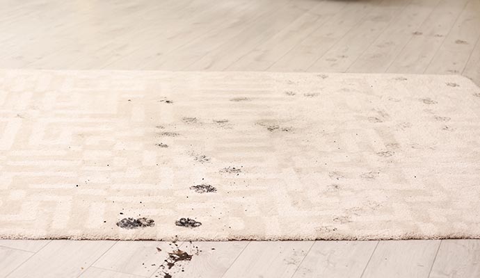 Pet stain on rug Pet stain on rug