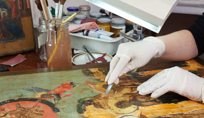 Professional art restoration service