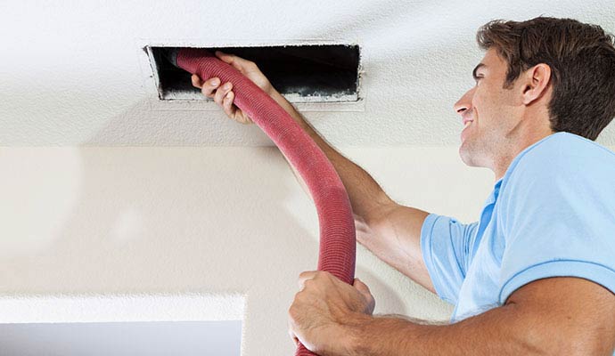 Professional duct cleaning service