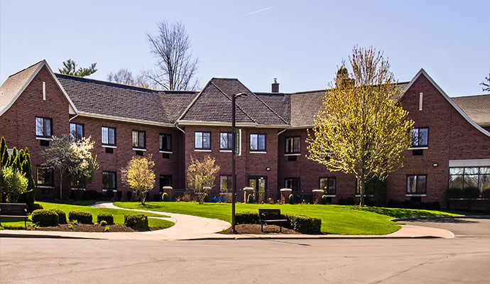 Restored assisted living building