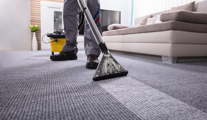 Rug dry cleaning