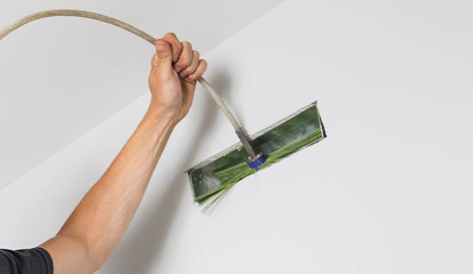 Air duct cleaning service.