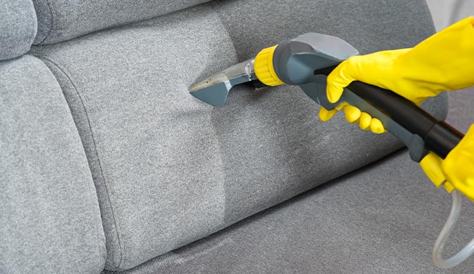 Upholstery cleaning service