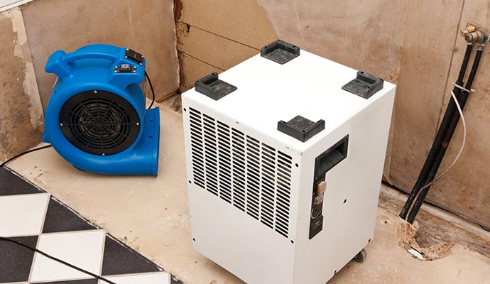 Water damage restoration