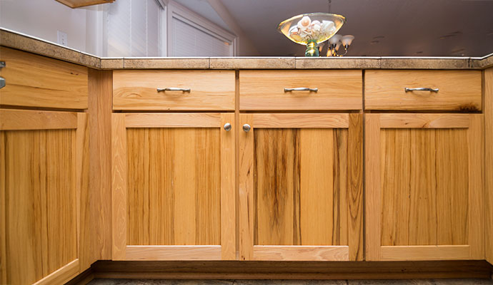 Wooden cabinets